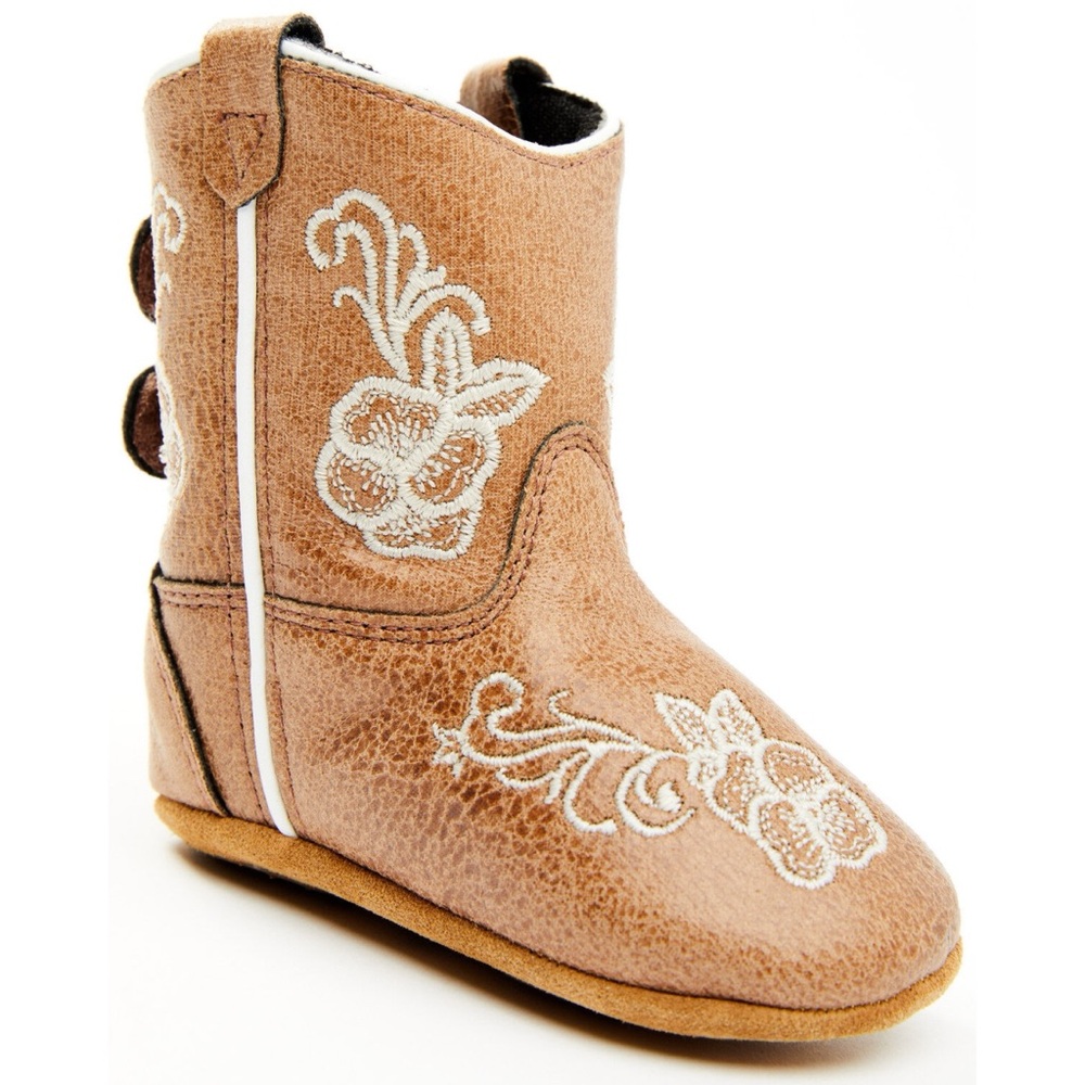 BOOT BARN INFANT GIRLS' LIL' LASY POPPET BOOTS ROUND TOE Soft Sole nwot sz 3